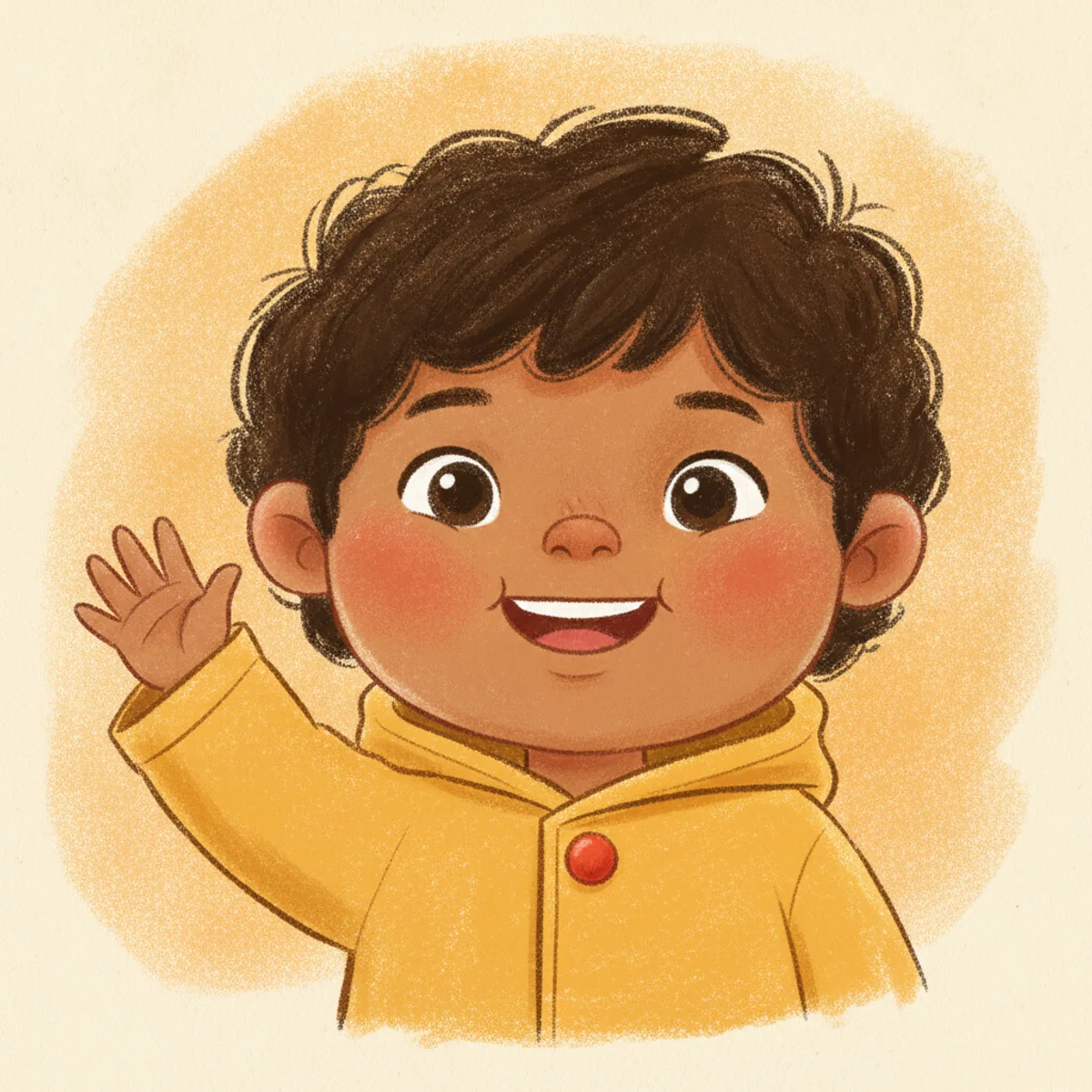 Crayon storybook — sample illustration